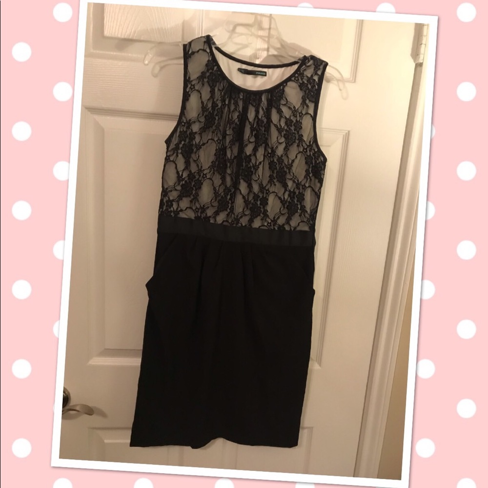 Maurice’s Black & Lace Dress with Pockets
